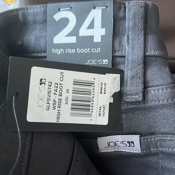 NWT | Joe’s Jeans Sparrow High Rise Bootcut Coated Jeans | Sz 24 - Picture 6 of 9